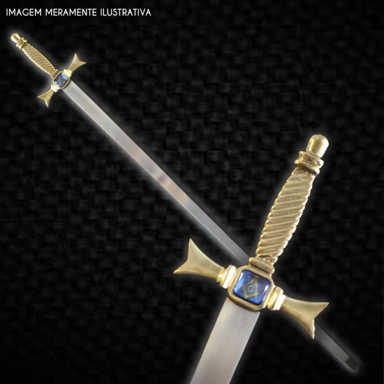Espada Maçônica Dourado