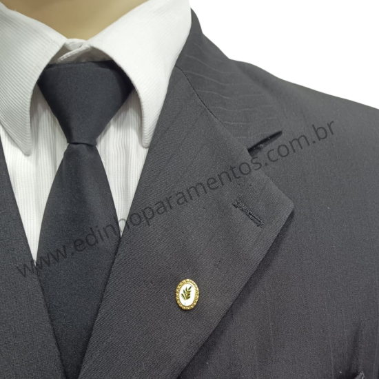 Pin Acácia Camafeu Branco