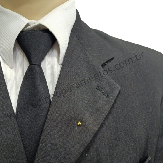 Pin Três Pontos Dourado