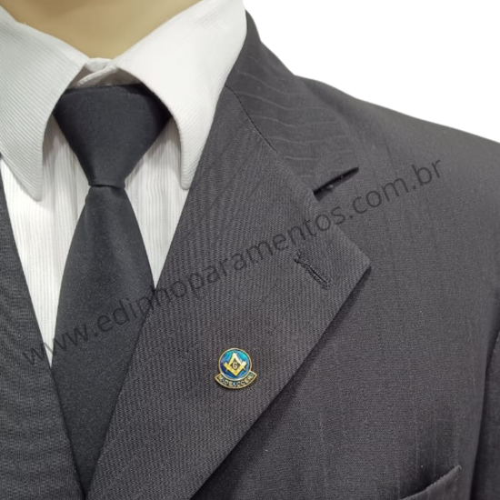 Pin Mestre de Cerimônia Azul
