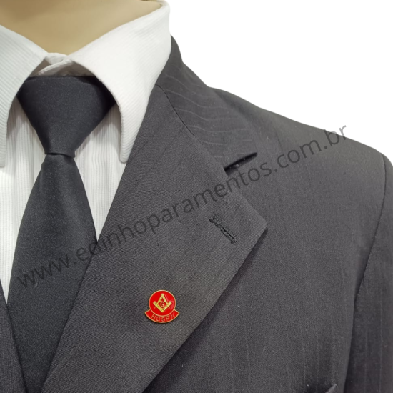 Pin Hospitaleiro Vermelho
