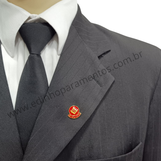 Pin Bibliotecário Vermelho