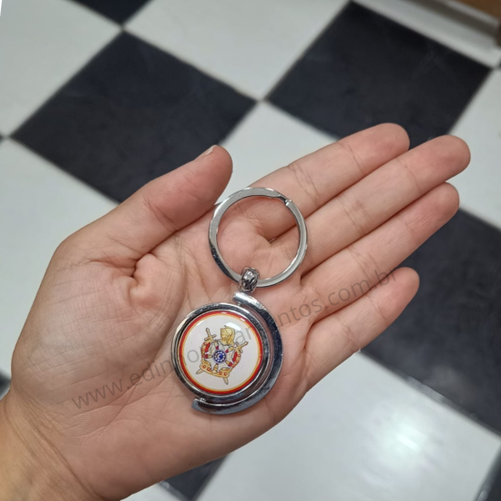 Chaveiro Demolay Giratório...