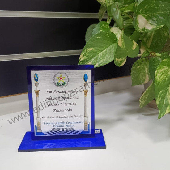 Placa Acrílico Mod.2