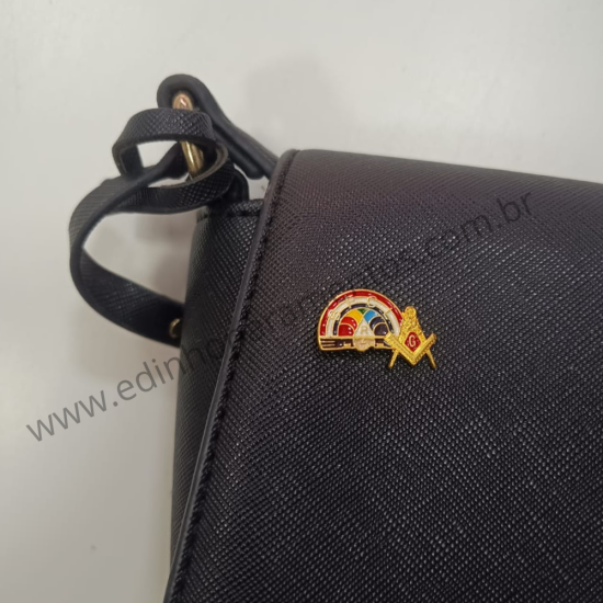 Pin Arco Iris com Esquadro...