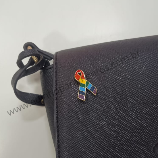 Pin Laço Arco Iris