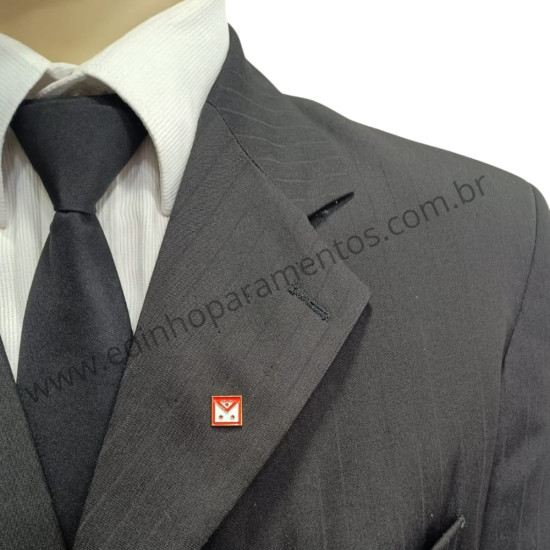 Pin Avental Meste Vermelho